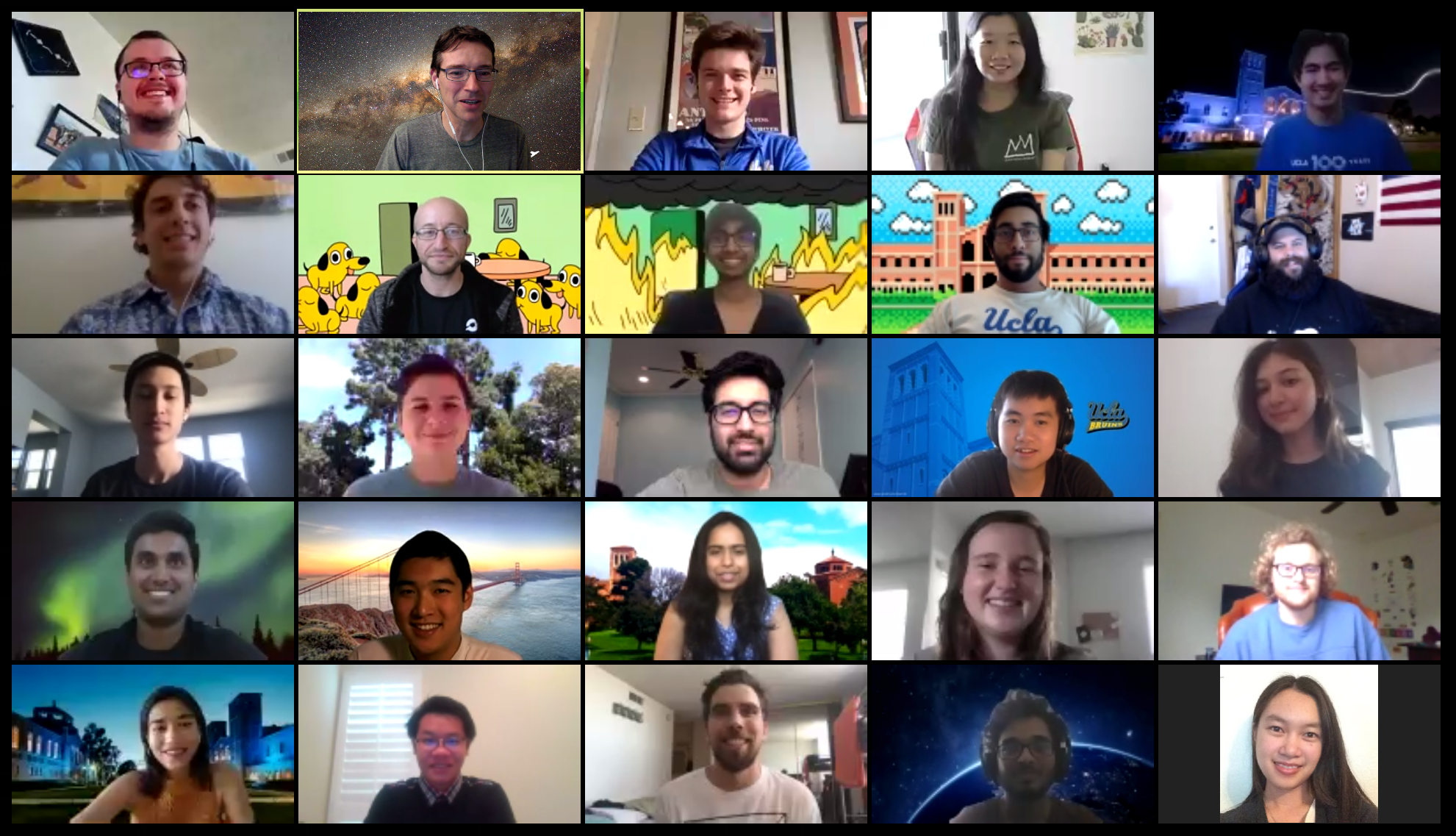 Photo of Spring 2020 UCLA SETI class
