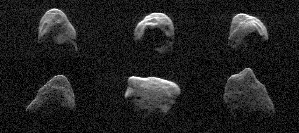 Asteroid 1999 JM8 (PI: S. Ostro, image credit: J.L. Margot)